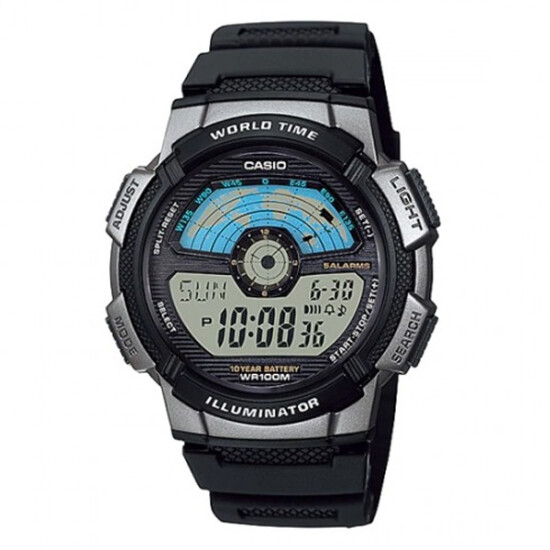 Reloj CASIO AE1100W-1AVDF Resina Negro Esfera 48mm 0