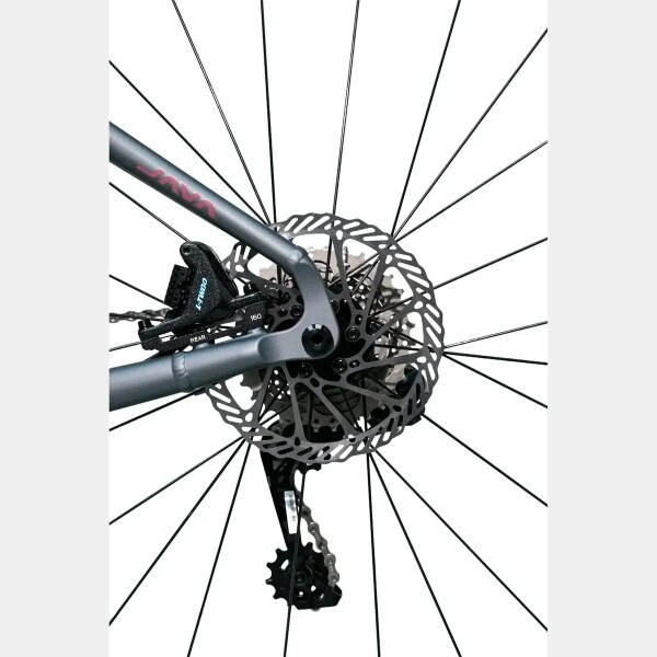 Bicicleta De Ruta Cambios Electrónicos Java Gravel Idra 24v Talle 470mm NEGRO