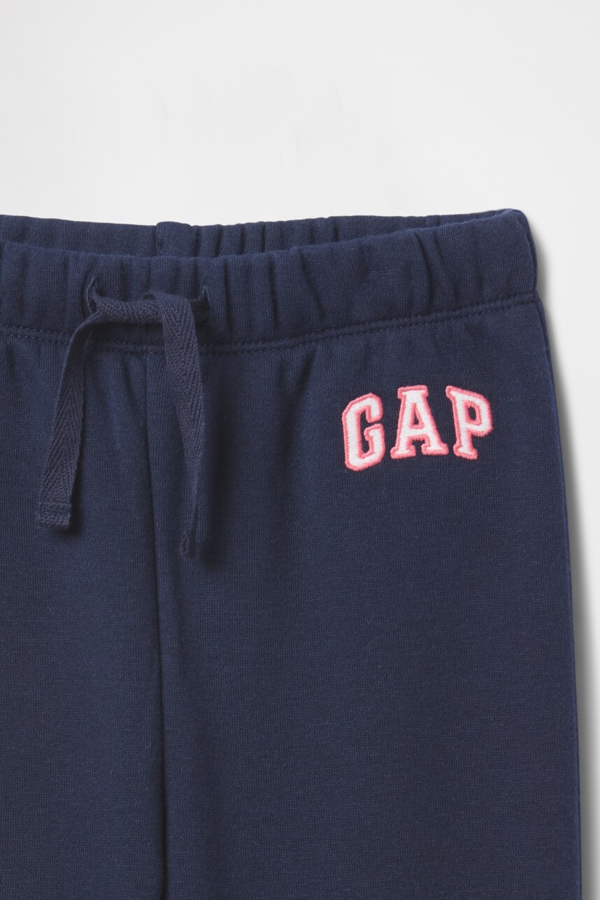 Pantalón Deportivo Logo Gap Toddler Niña Tapestry Navy
