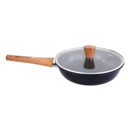 Sarten antiadherente con tapa de vidrio 28cm Sarten antiadherente con tapa de vidrio 28cm