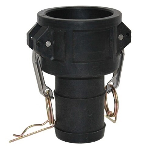 Acople rapido camlock espiga con grampa 1"