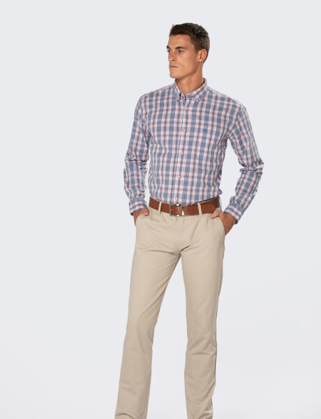 PANTALÓN CLÁSICO GABARDINA Beige