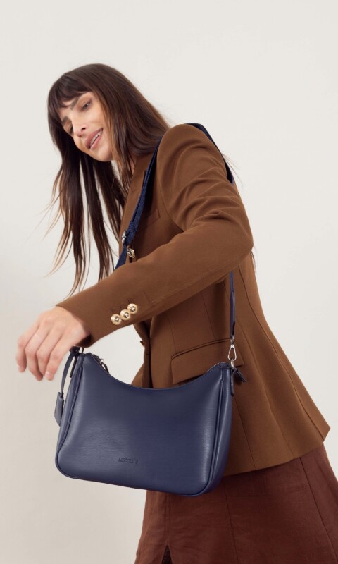 BANDOLERA MORRAL EVANGELINA AZUL NOCHE