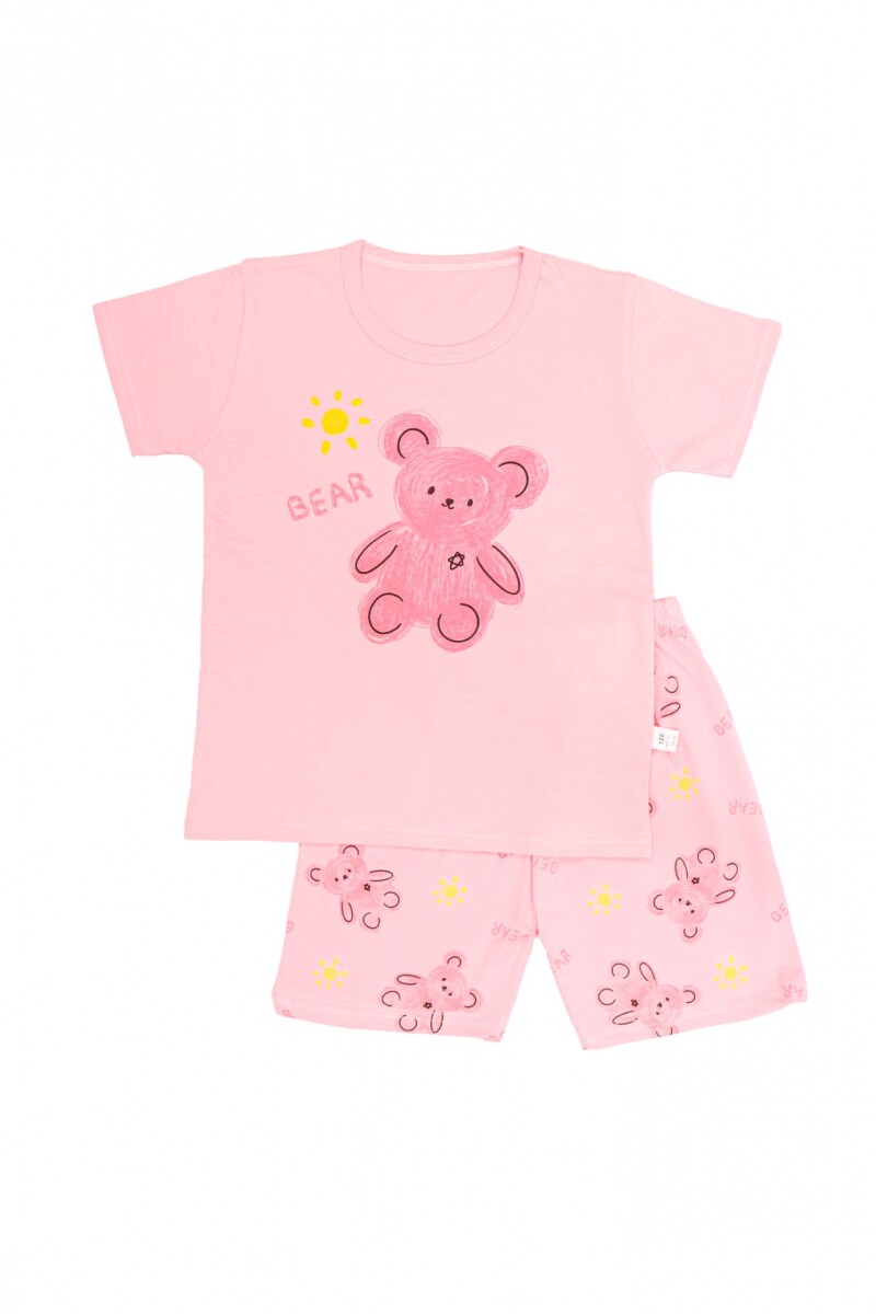 Pijama Ositos - Rosado 