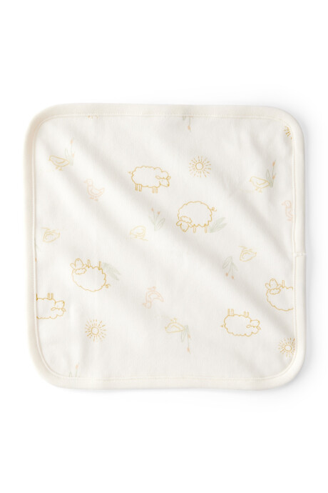 Pack seis paños de aseo de algodón terry, beige Pack seis paños de aseo de algodón terry, beige