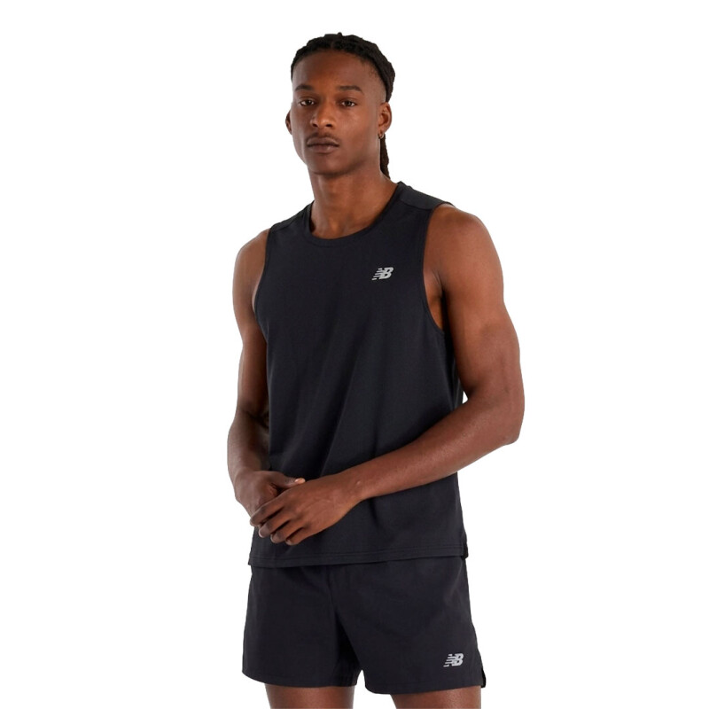 Musculosa de Hombre New Balance Athletic T Negro