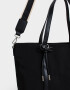 Shopper Clasico Cartera Shopper Con Correa - Negro