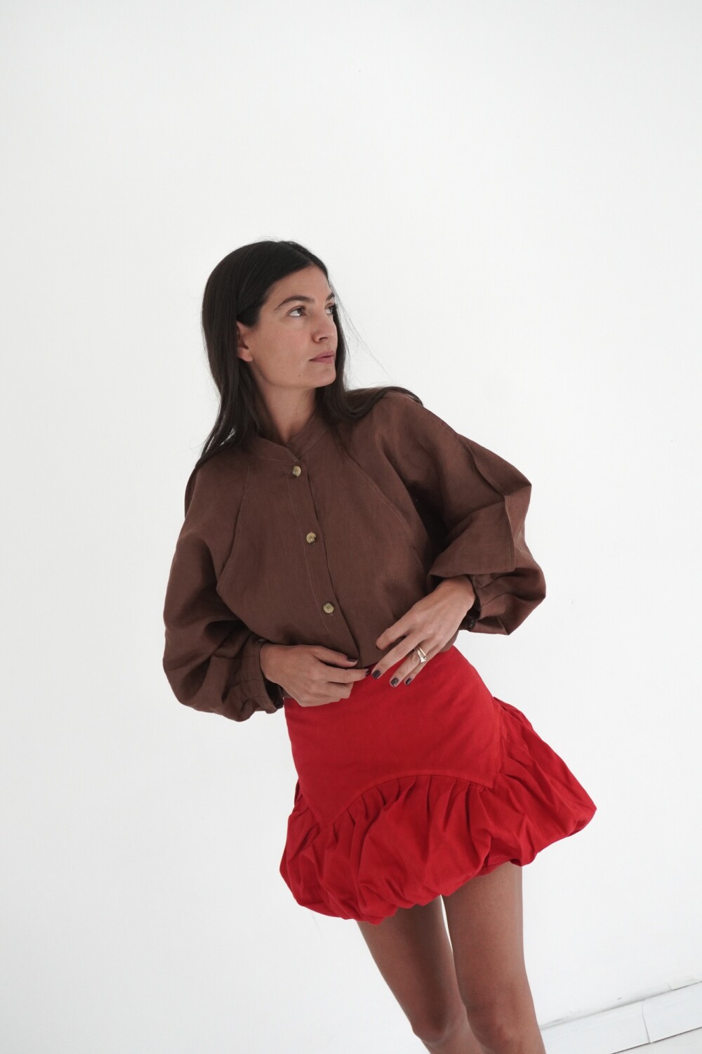 Baloon Skirt Vaquero Colorado