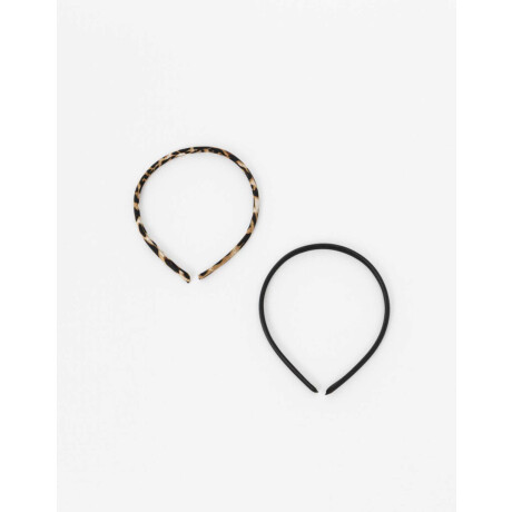 Set De Mix Vinchas Animal Print Combinacion Bicolor