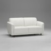 SOFA 2 CUERPOS - 100% CUERO - MODELO MARBELLA - COLOR BLANCO TIZA SOFA 2 CUERPOS - 100% CUERO - MODELO MARBELLA - COLOR BLANCO TIZA
