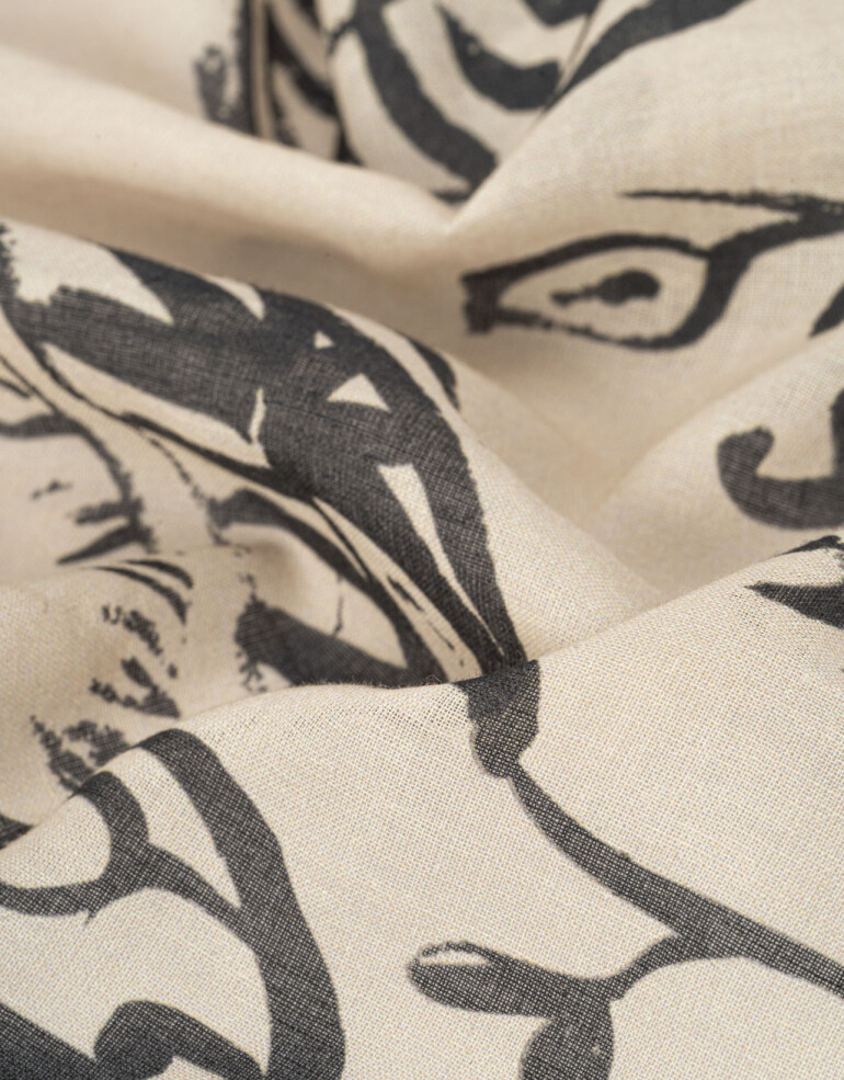 Pañuelos Raso Estampados Varios Pañuelo Estampado - Combinacion Bicolor