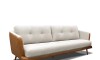 Sillón Sofá Triunfo 3 Cuerpos Marron y beige