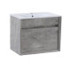 MUEBLE GRIS MATE EN MDF C/ CAJON Y BACHA 61x46x43.5cm 000