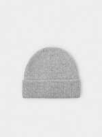 Gorro Canalado Con Dobladillo gris