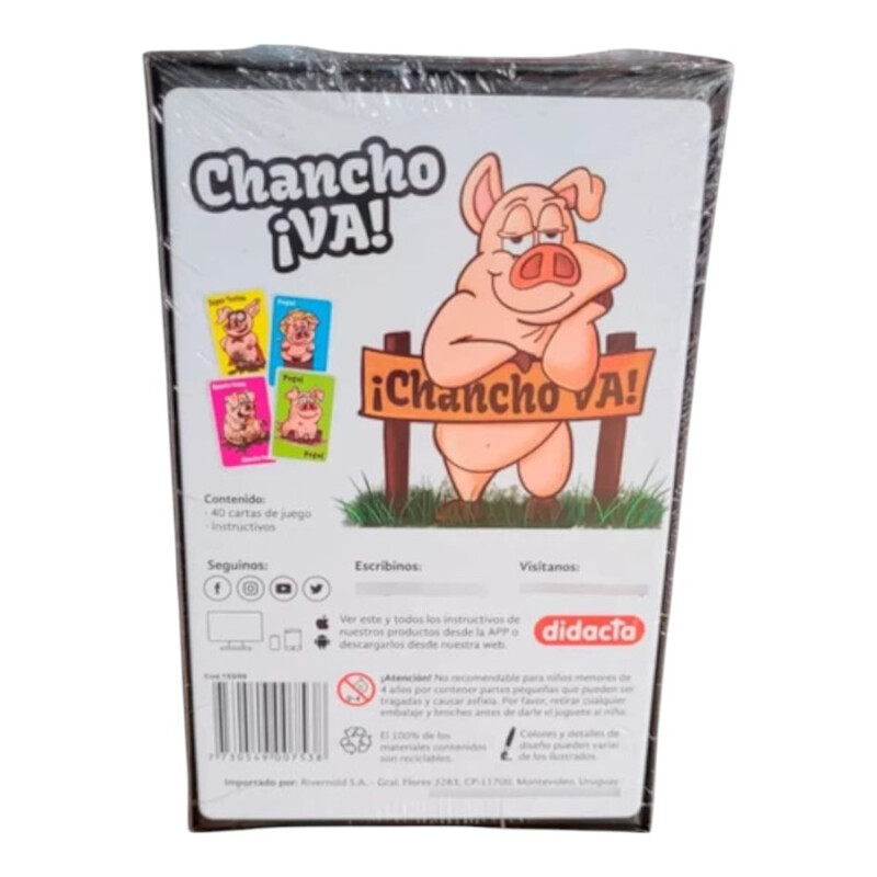Juego de Mesa Chancho Va Didacta Juego de Mesa Chancho Va Didacta