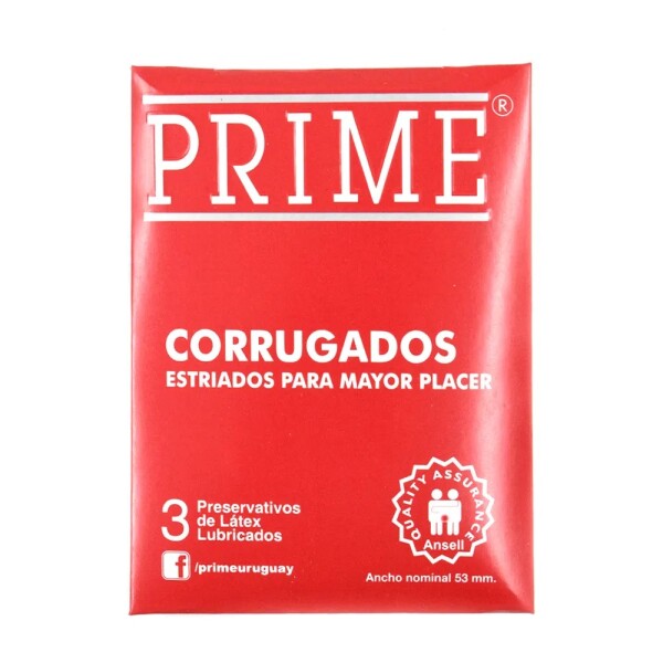 Preservativos Corrugado x3 – Prime Preservativos Corrugado x3 – Prime