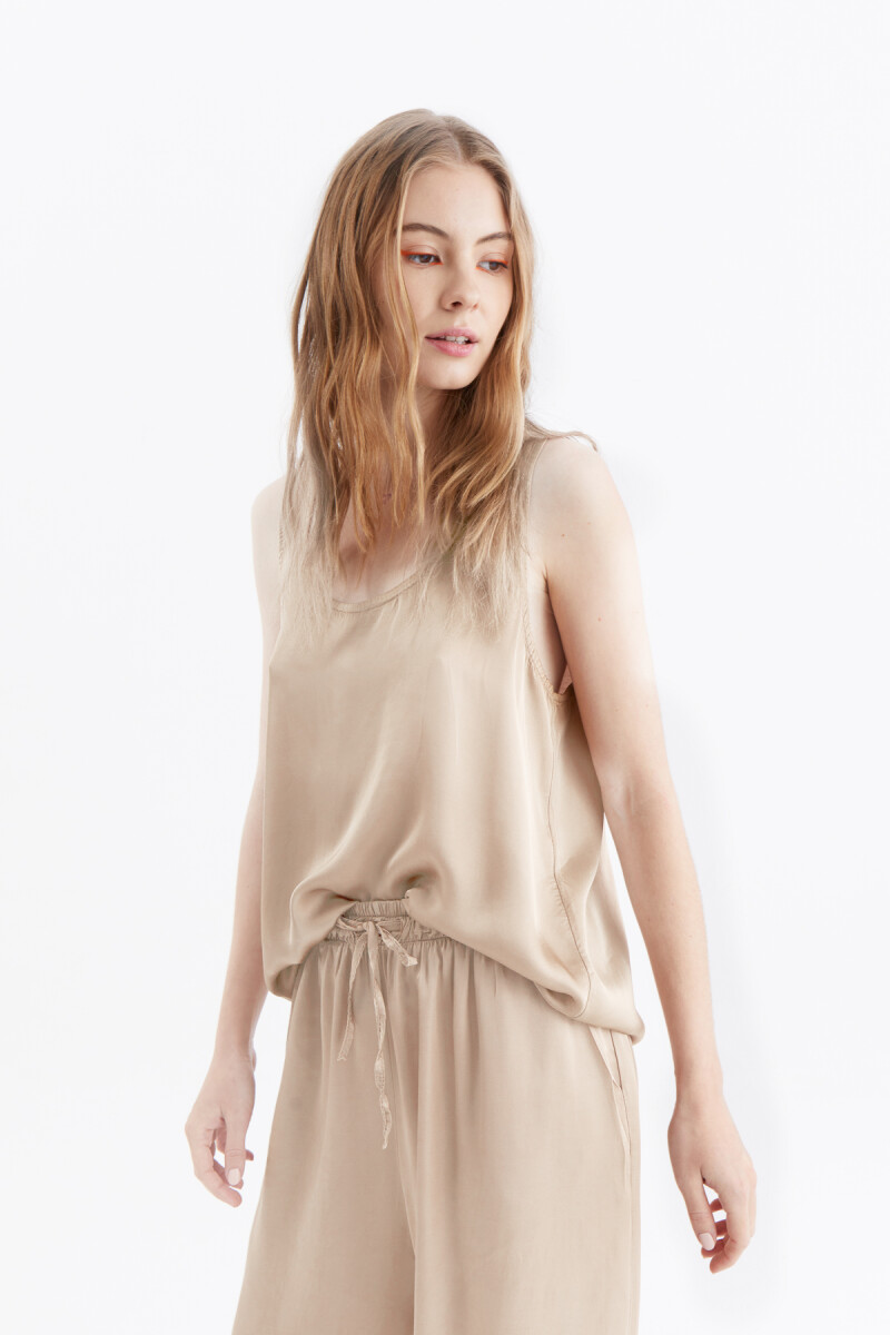 Musculosa Solaz - BEIGE 