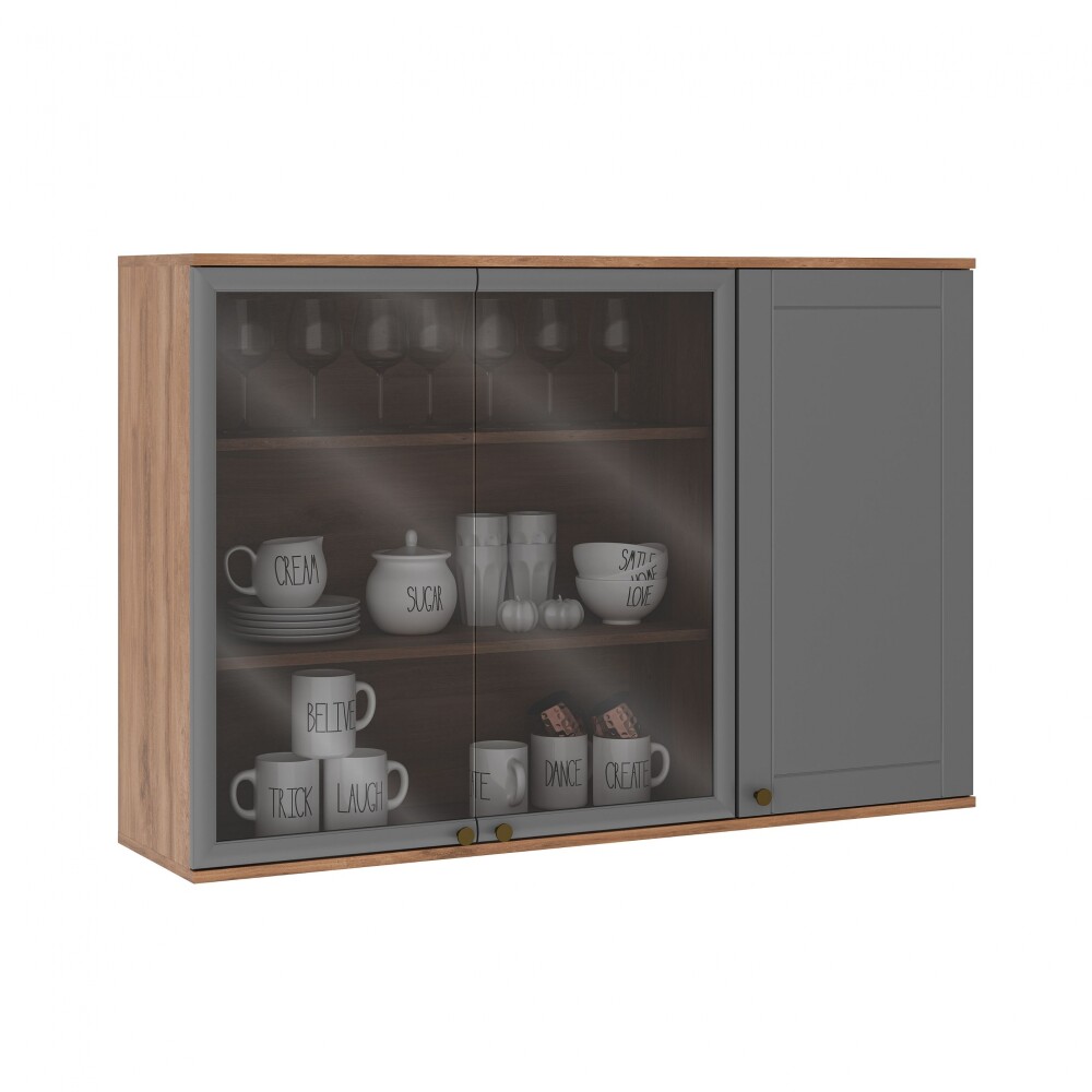 Aéreo Americana - 2 Puertas de Vidrio 1 Puerta 120 cm Aéreo Americana - 2 Puertas de Vidrio 1 Puerta 120 cm