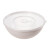 Bowl Plástico Gourmet con Tapa 1.4 L MARMOL