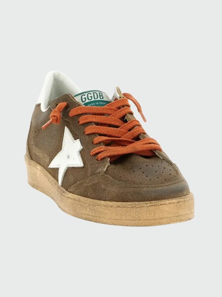 GOLDEN GOOSE - Zapatillas Deportivas de Piel Ball Star Alta Automática