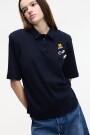 POLO CON PINS Azul