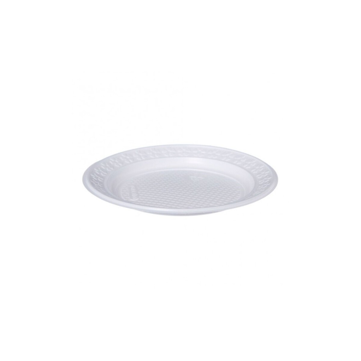 PLATOS DESCARTABLES 20,8CM X 10 UNIDADES - Blanco 