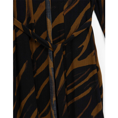 Kimono Estampado Bicolor Combinacion Bicolor