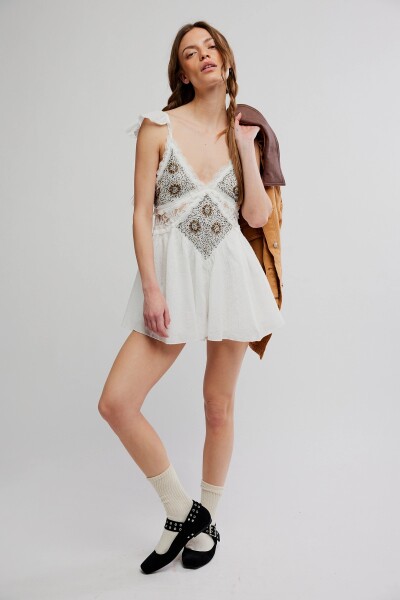ENCHANTED ROMPER Marfil