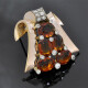 Clip Prendedor 18K Con Brillantes Y Topacios Clip Prendedor 18K Con Brillantes Y Topacios