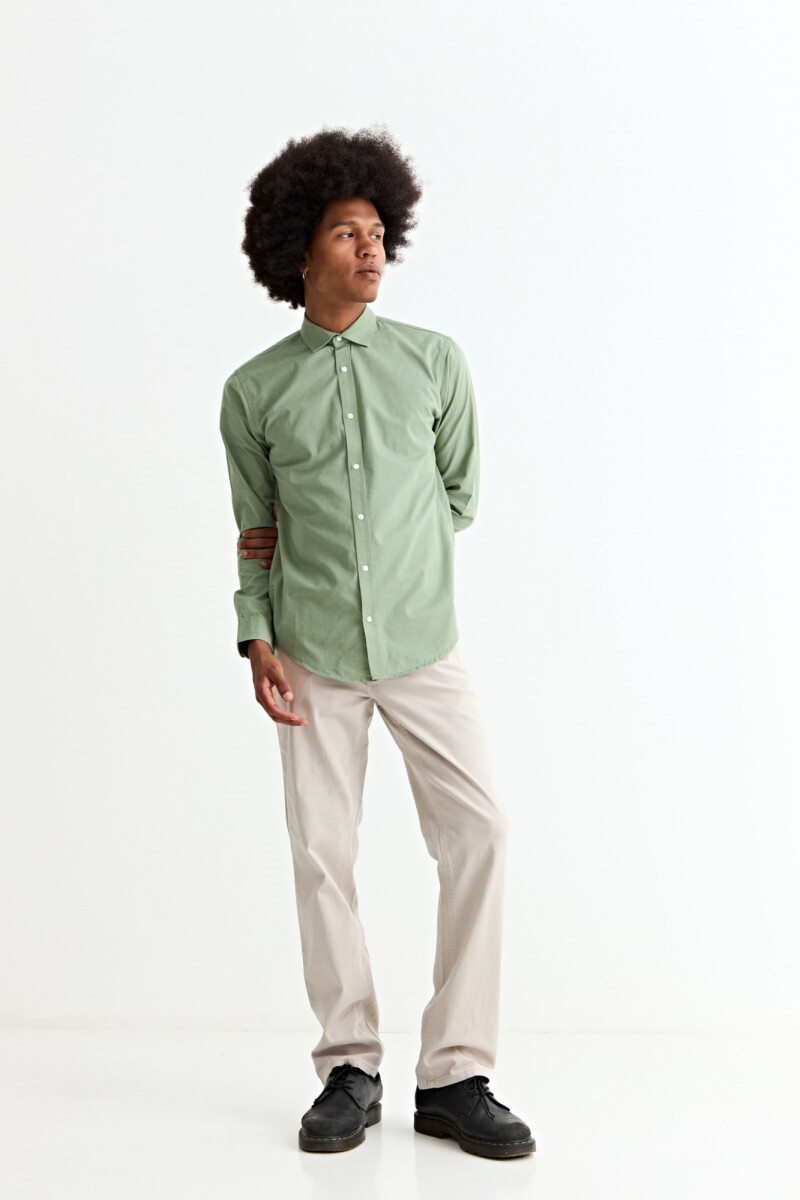 Pantalón recto CRUDO