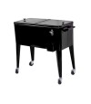 Conservadora Bar con ruedas 76L Negro