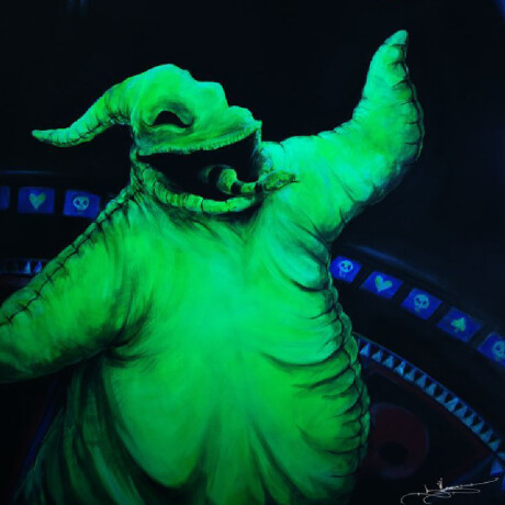 Oogie Boogie - The Nightmare Before Christmas (Flocked) - 1634 Oogie Boogie - The Nightmare Before Christmas (Flocked) - 1634