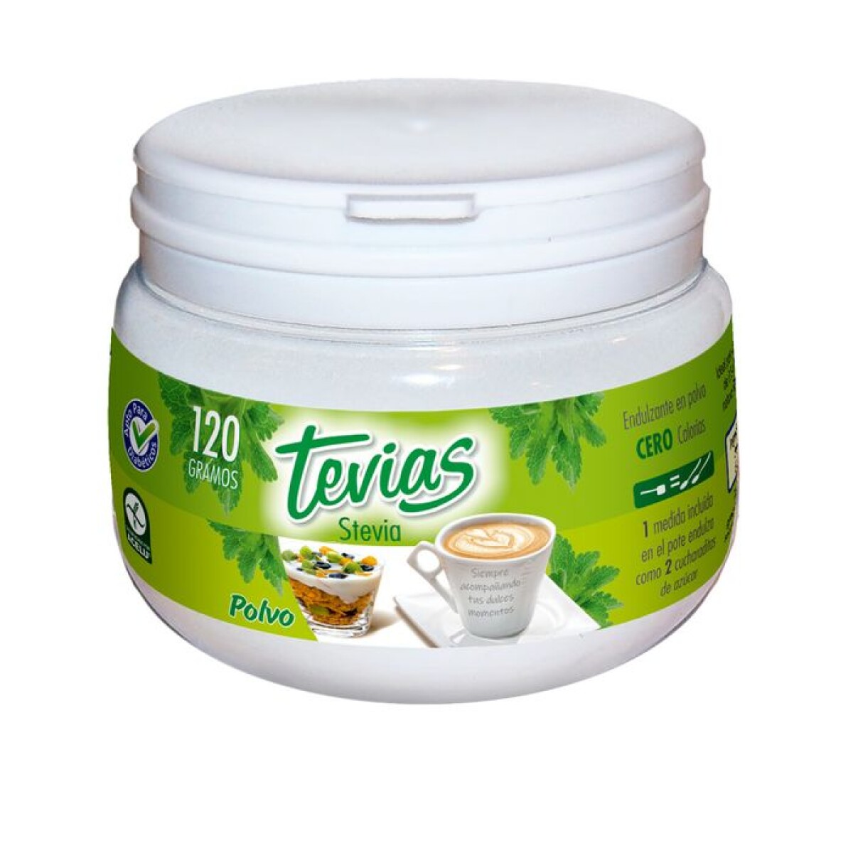 Tevias Polvo 120 gramos – Edulcorante en polvo