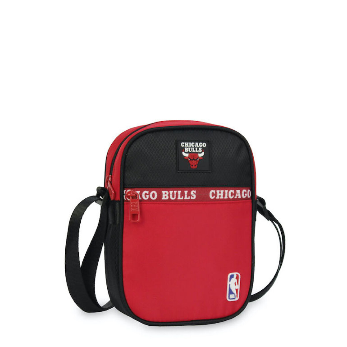 Cartera NBA Morral Chicago Bulls - Rojo - Negro 