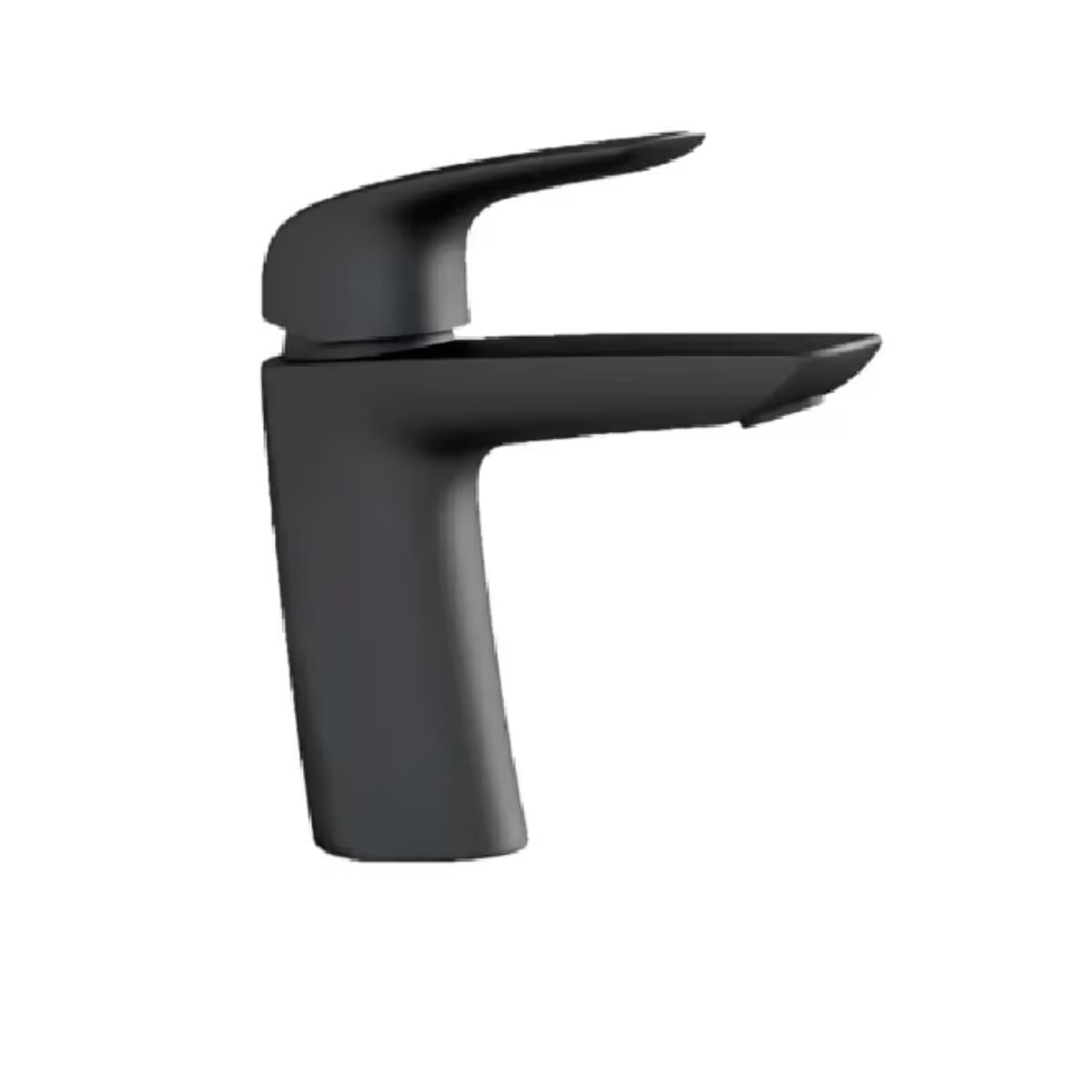 Grifería De Lavatorio Monocomando De Mesada Epuyen Negro Mate 