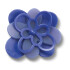 Jibbitz Blooming Dark Blue Flower Multicolor