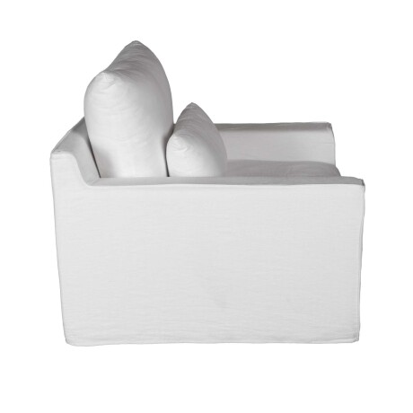 SOFÁ 1 CUERPO TELA BLANCO POSITANO
