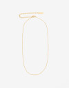 Collares Cortos Metal Collar De Cadena Acero - Dorado