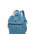 Mochila boca de pez multicierres Celeste
