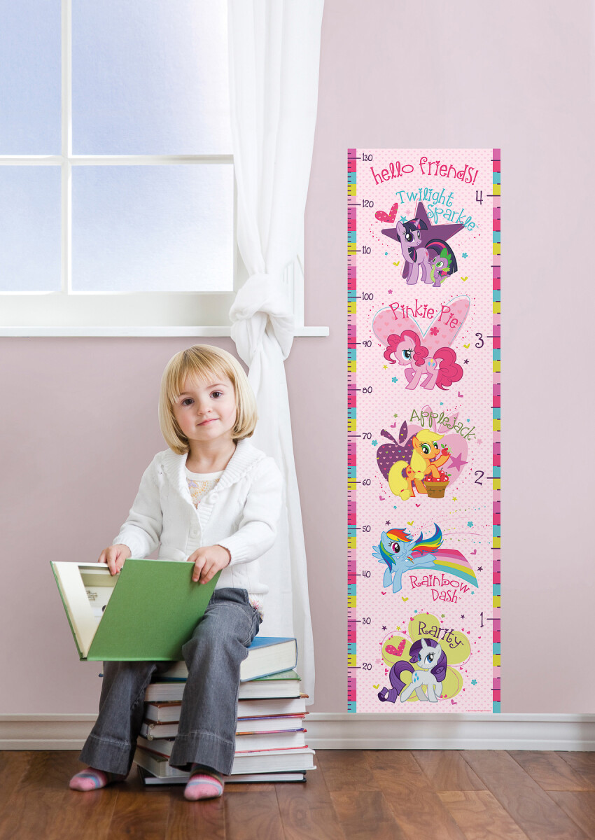 WALLPOPS MY LITTLE PONY GROWTH CHART 
