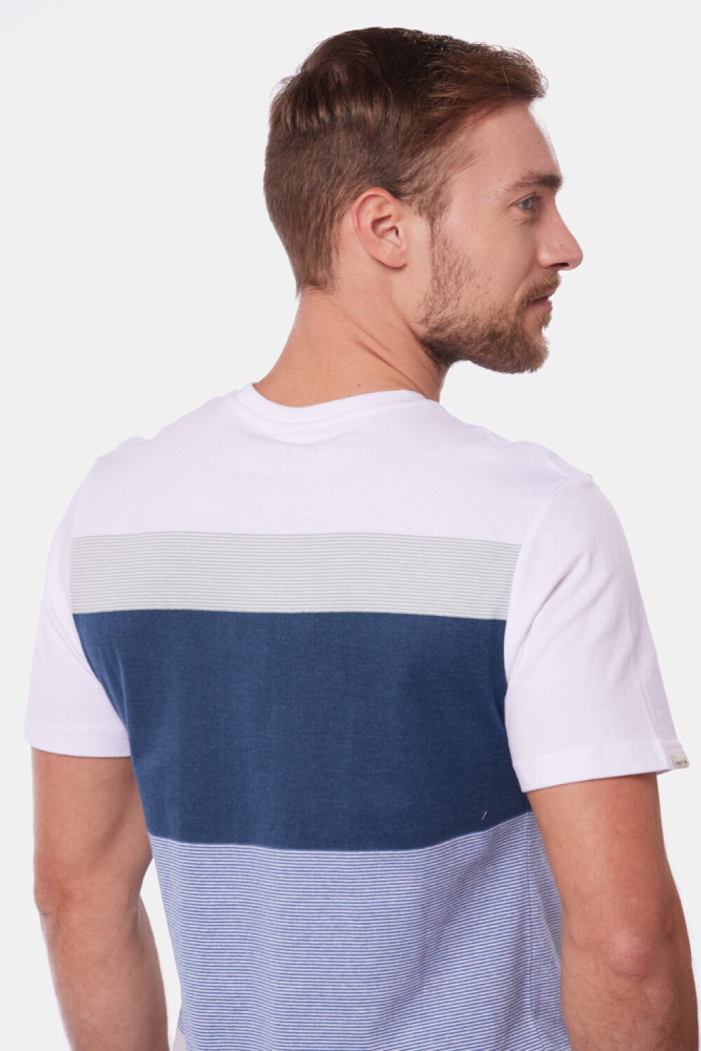 REMERA RAYADA Marino