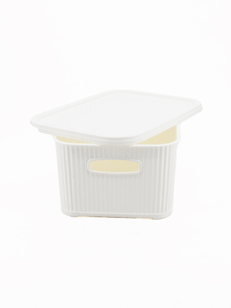 CAJA ORGANIZADORA CON TAPA BLANCO