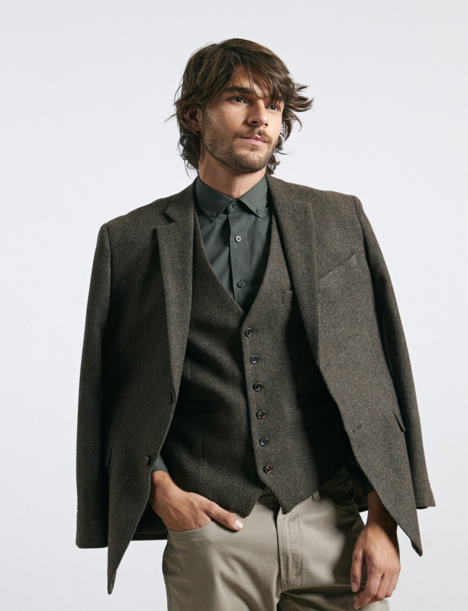 110107 SACO HARRINGTON SELECT Chocolate