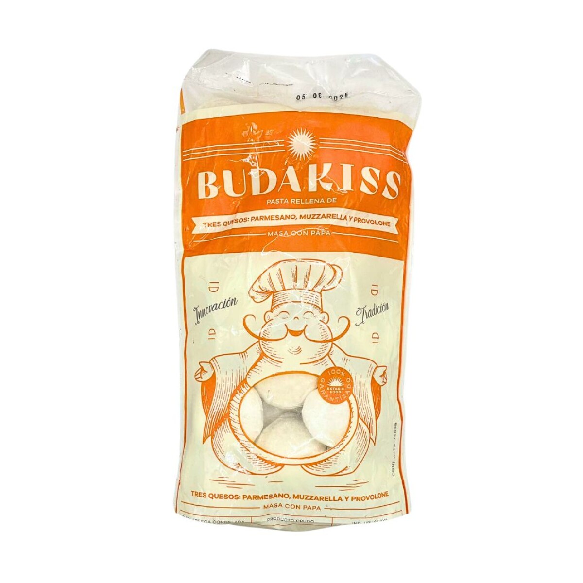 Pasta rellena Tres Quesos Budakiss - 750 g 