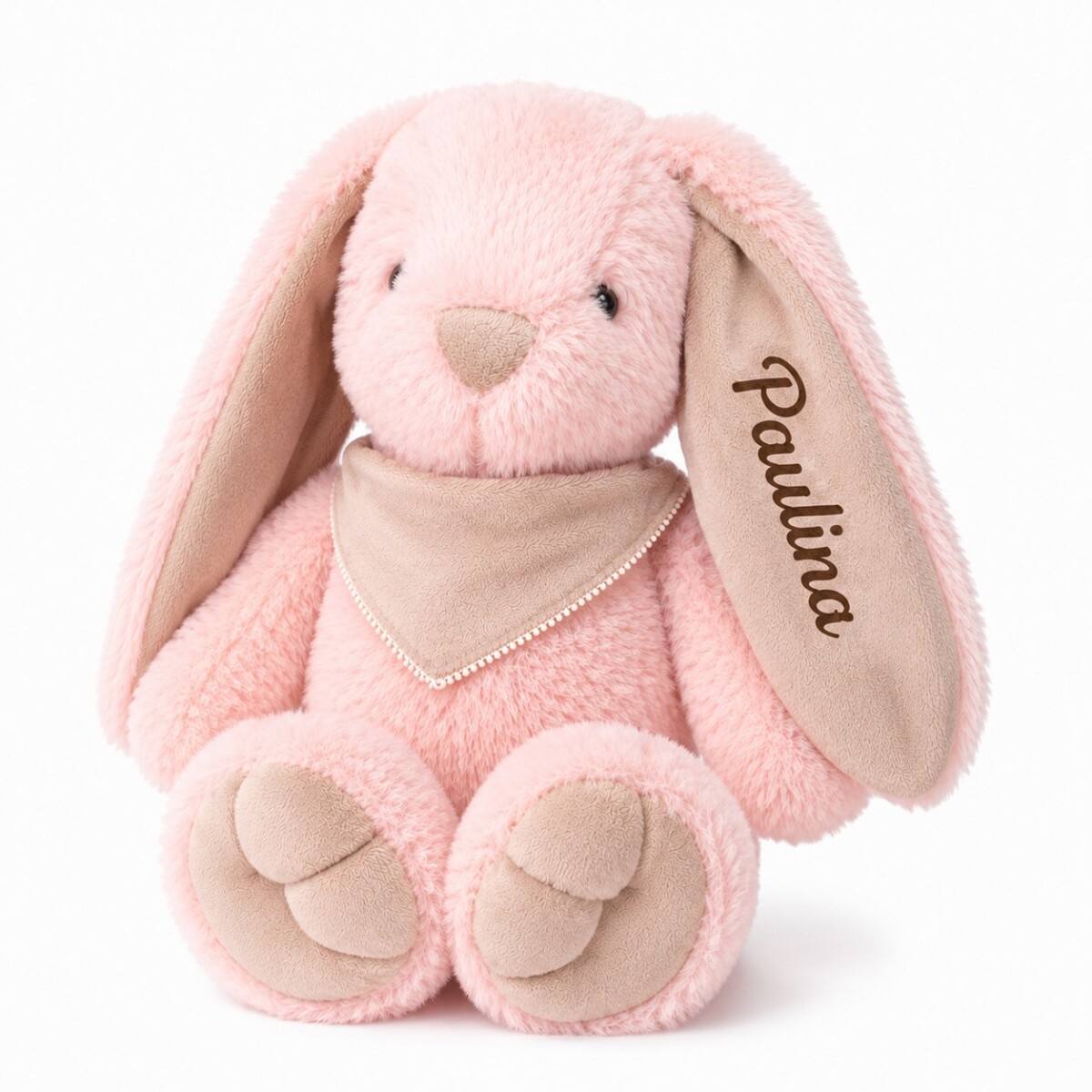 Peluche Nacimiento Conejito Personalizado - rosado 