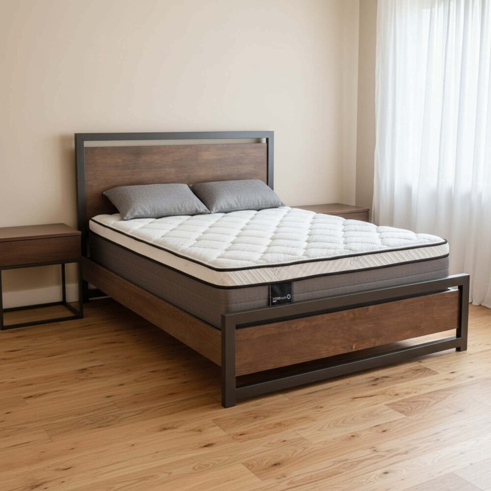 COLCHÓN QUEEN ESPUMA BLANCO MOONLIGHT