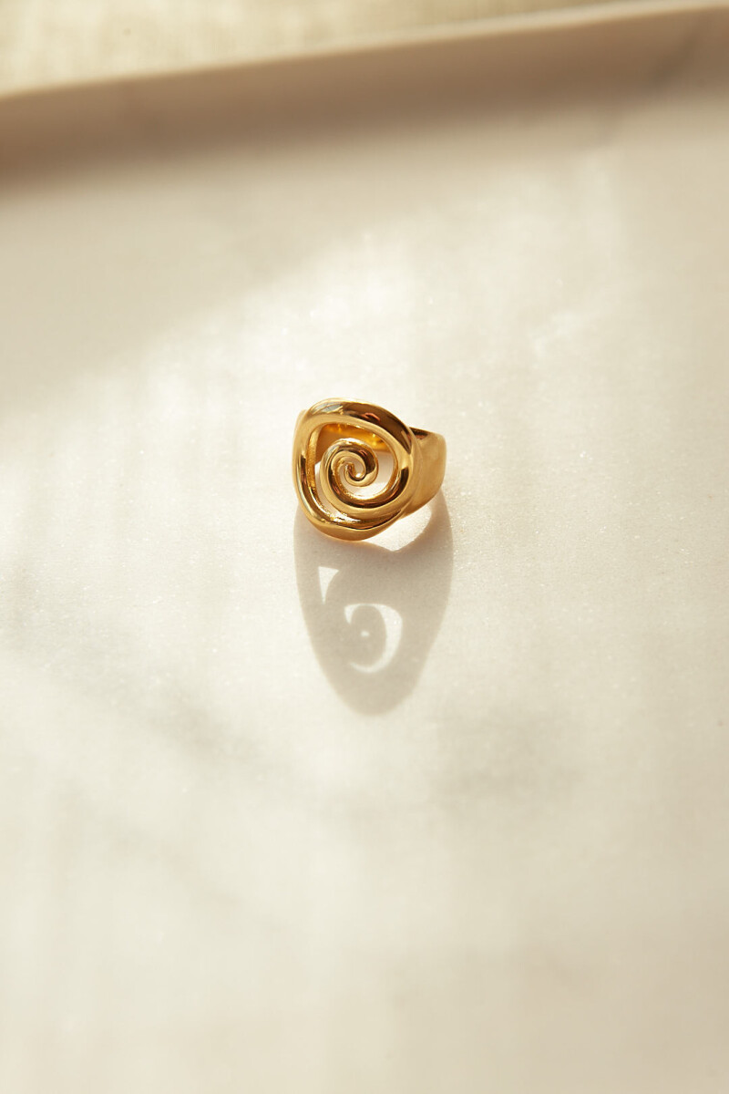 ANILLO ESPIRAL - GOLD 