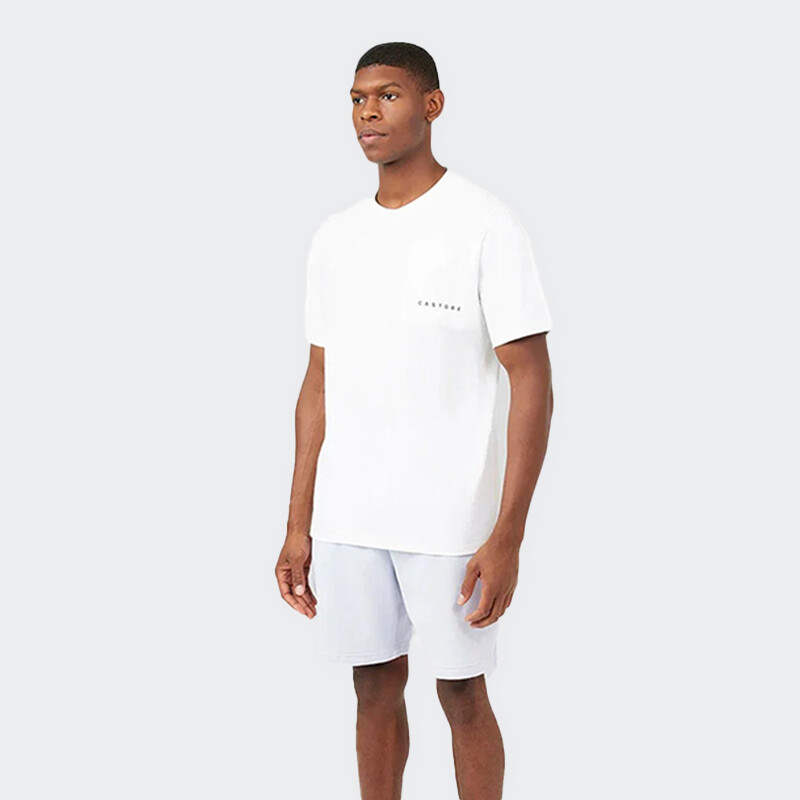 Remera Castore Logo Tee Blanco