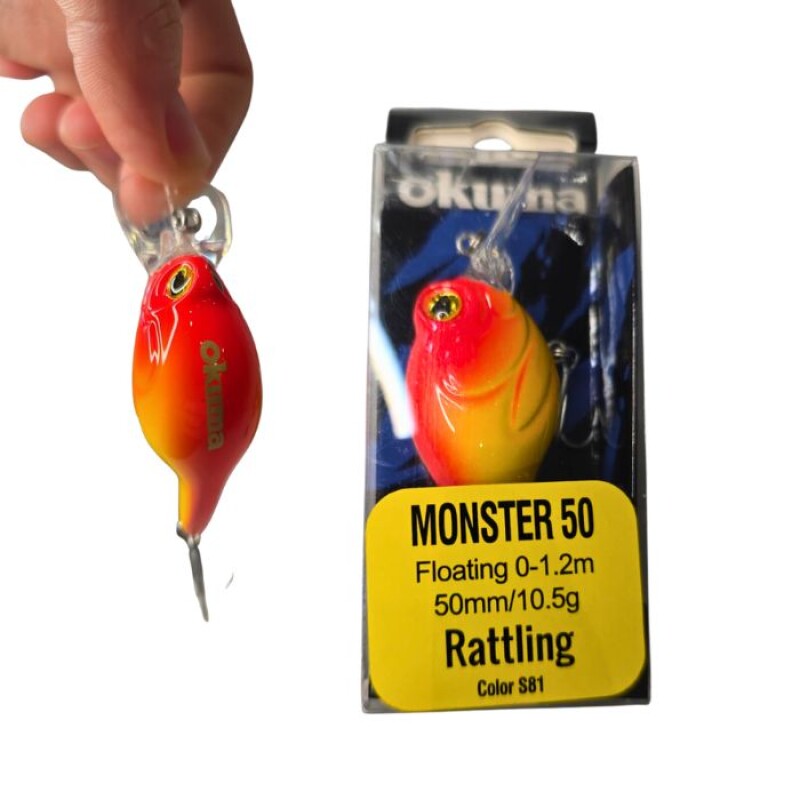 Señuelo Monters 50 Naranja