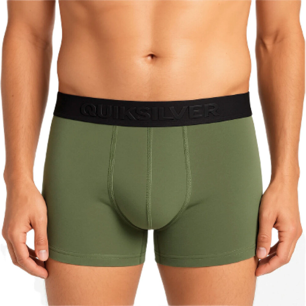 Quiksilver Boxers Hombre - Negro/Azul/Verde Militar Negro-Azul